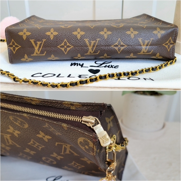 💕Beautiful Authentic Louis Vuitton Toiletry 26 Clutch/ Crossbody Monogram - Picture 15 of 16